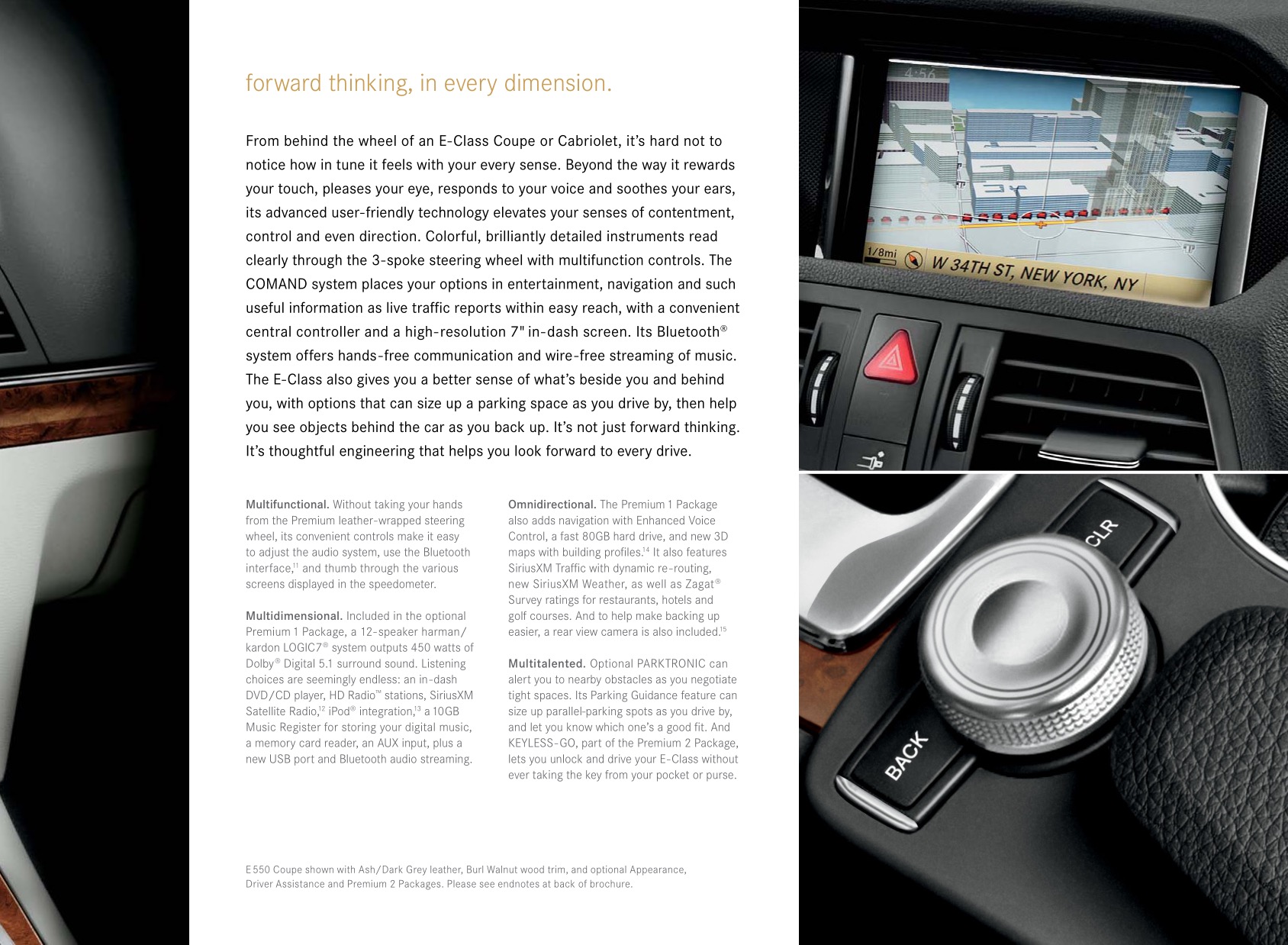 2012 Mercedes-Benz E-Class Coupe Convertible Brochure Page 22